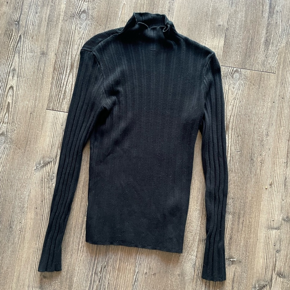 Abercrombie & Fitch Black Turtleneck Sweater